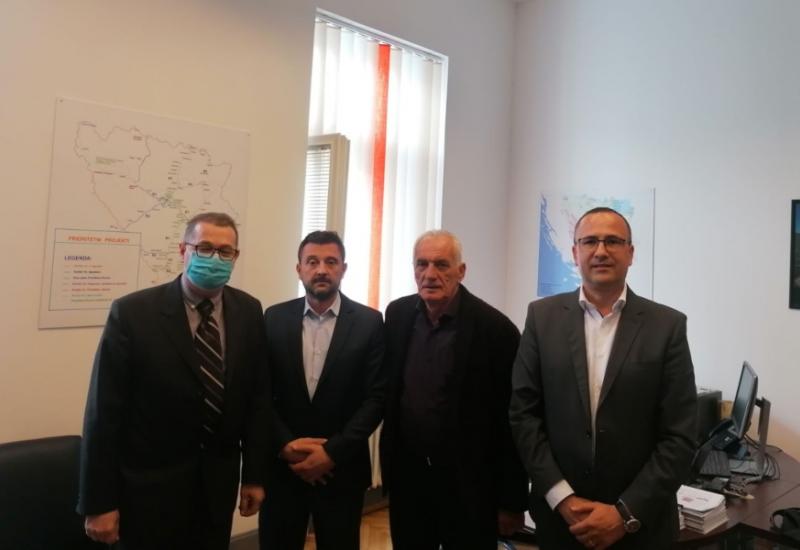 Gradonačelnik Mostara s predstavnicima JP Autoceste FBiH - Kordić s predstavnicima Autocesta FBiH: Podrška izgradnji poddionice Mostar Jug - Tunel Kvanj